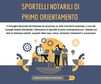 sportelli di prima informazione notarile